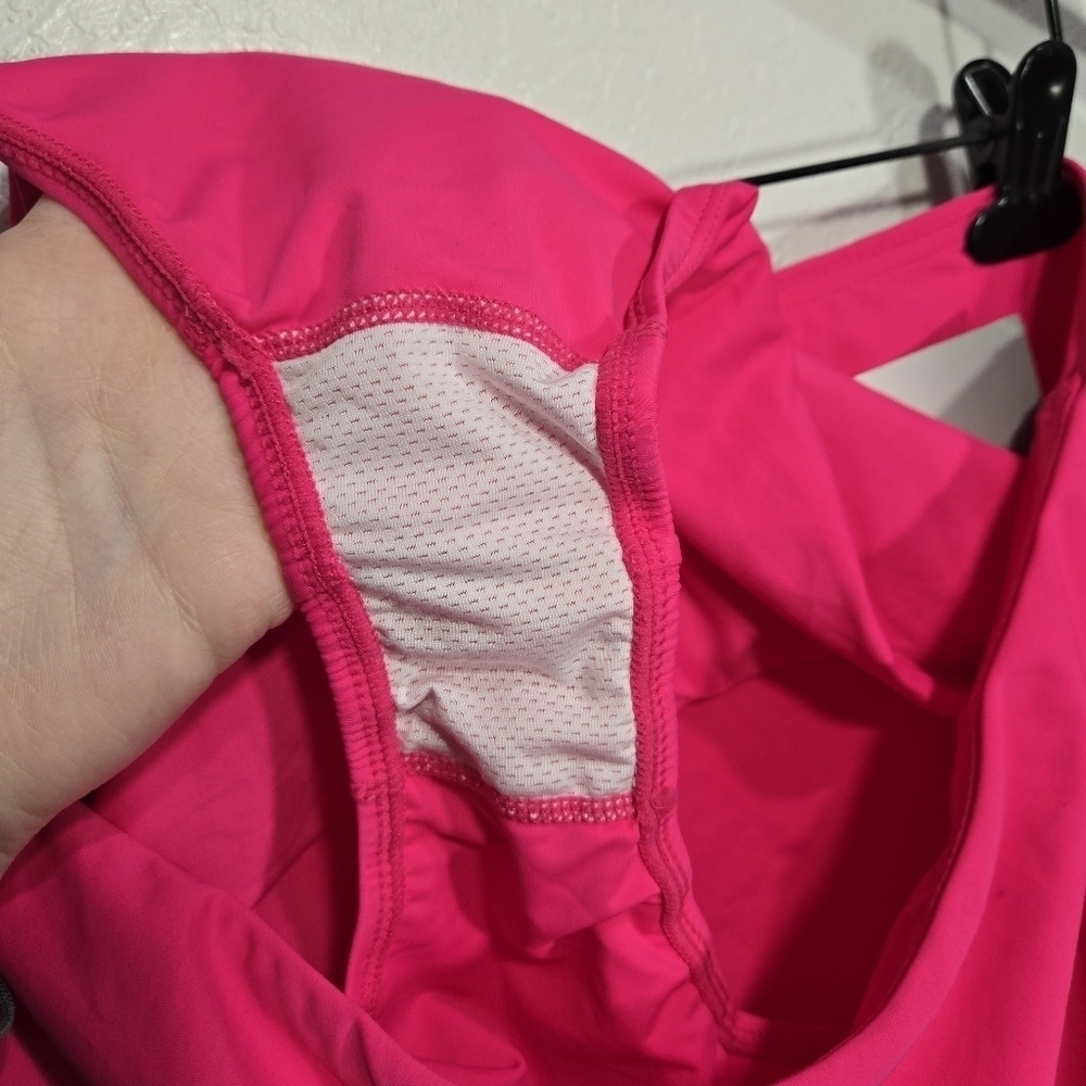 Soothfeel XXXL Tummy Control Pink Swim Skort Skirt - Picture 6 of 7